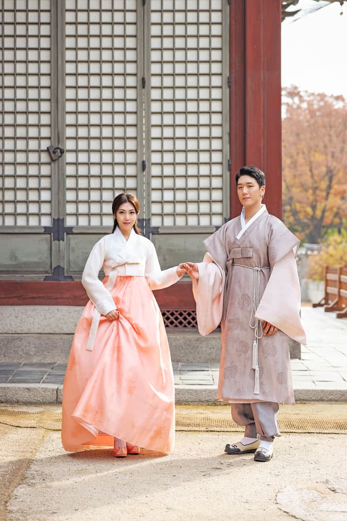 신랑 신부 한복 4